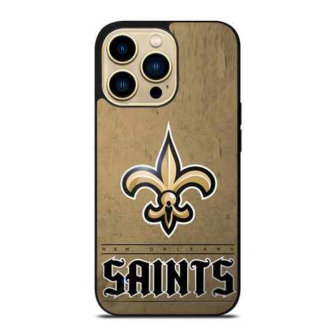 NEW ORLEANS SAINTS LOGO AND BACKGROUND iPhone 14 Pro Max Case