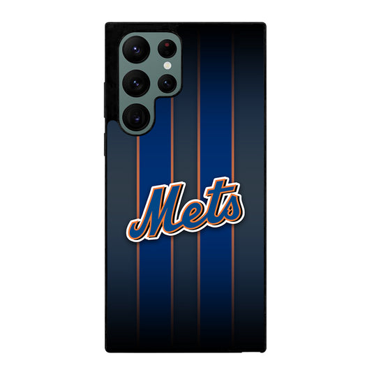 New York Mets Baseball Color Samsung Galaxy S22 Ultra 5G Case