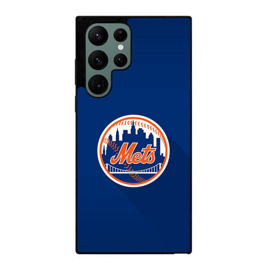 New York Mets Baseball Logo Samsung Galaxy S22 Ultra 5G Case
