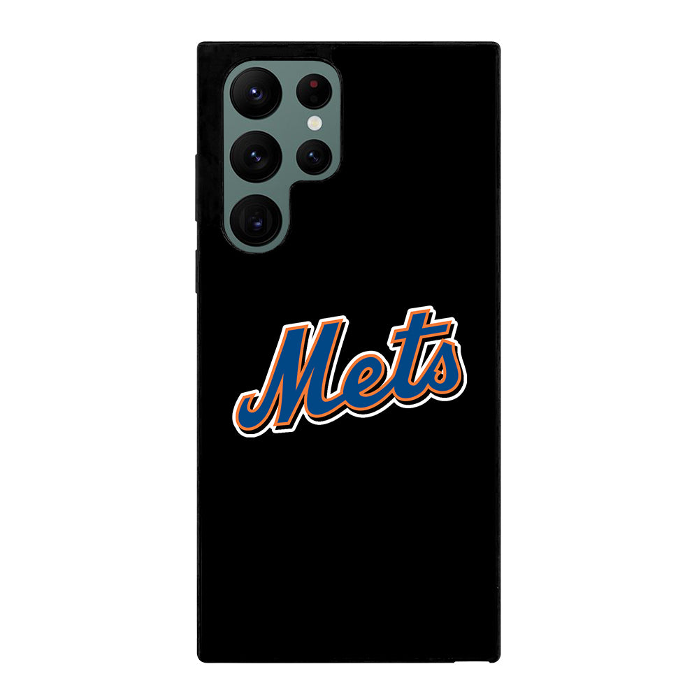 New York Mets Emblem Samsung Galaxy S22 Ultra 5G Case
