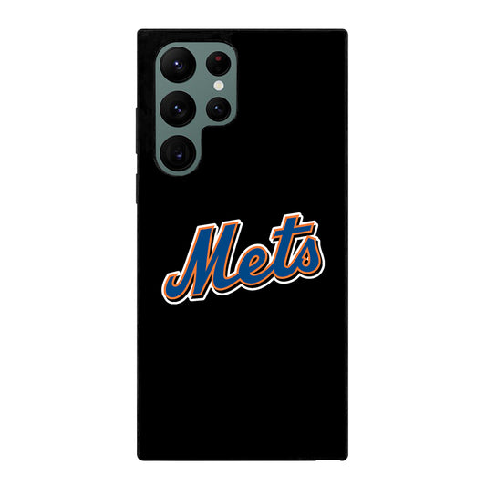 New York Mets Emblem Samsung Galaxy S22 Ultra 5G Case