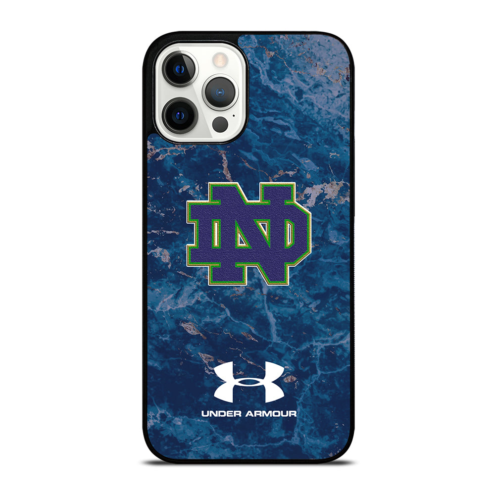 Notre Dame Under Armour Marble iPhone 12 Pro Max Case