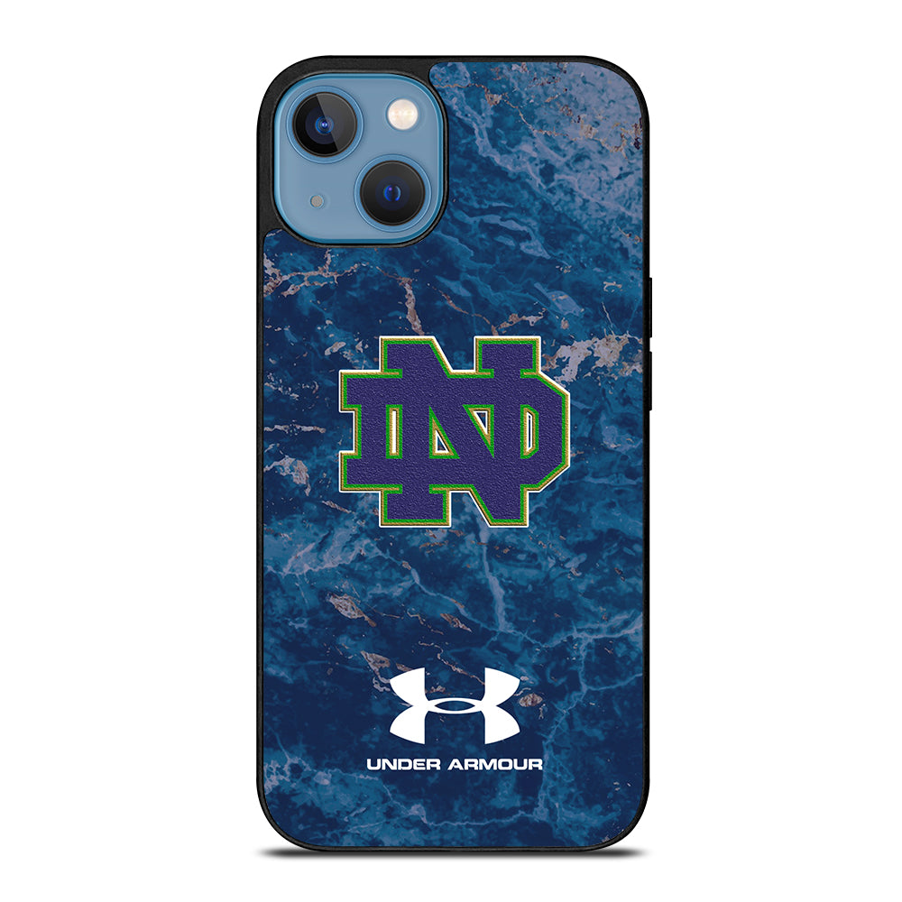 Notre Dame Under Armour Marble iPhone 13 Case