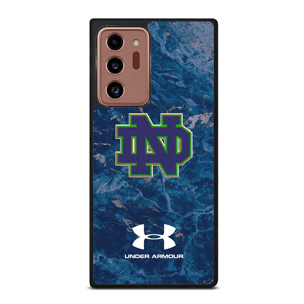 Notre Dame Under Armour Marble Samsung Galaxy Note 20 Ultra Case