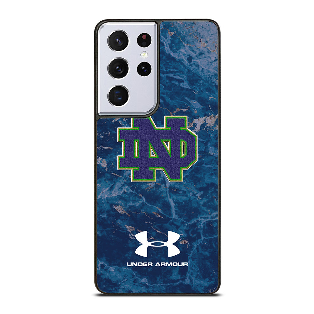 Notre Dame Under Armour Marble Samsung Galaxy S21 Ultra 5G Case