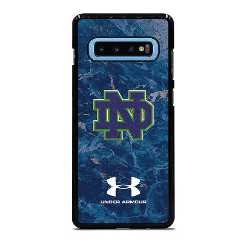 Notre Dame Under Armour Marble Samsung Galaxy S10 Plus Case