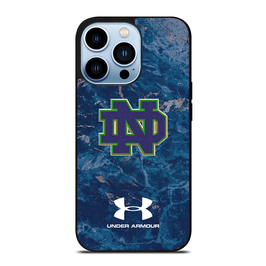 Notre Dame Under Armour Marble iPhone 13 Pro Max Case