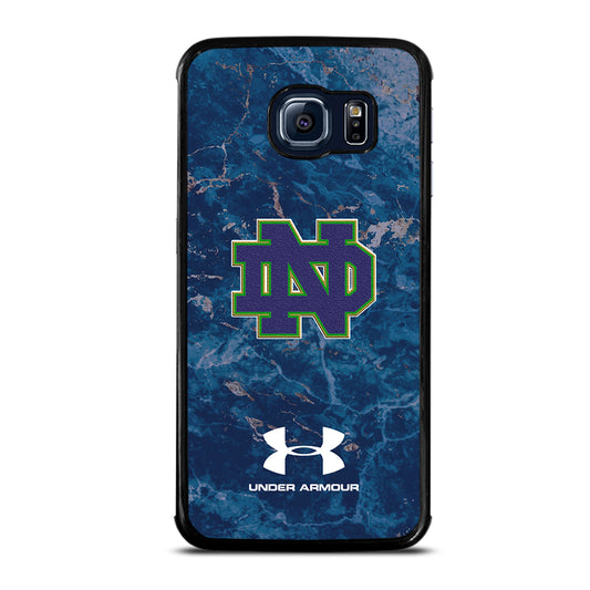 Notre Dame Under Armour Marble Samsung Galaxy S6 Edge Case
