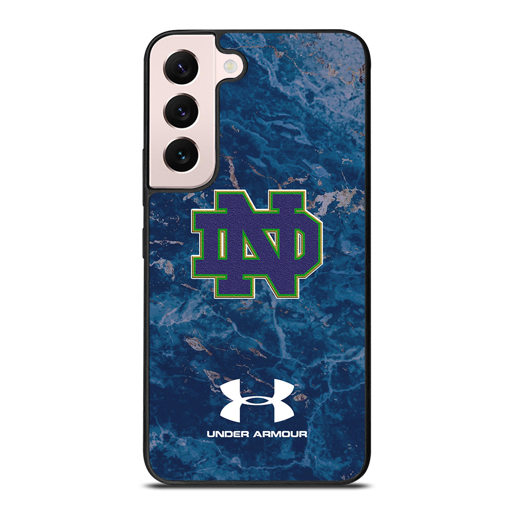 Notre Dame Under Armour Marble Samsung Galaxy S22 Plus 5G Case