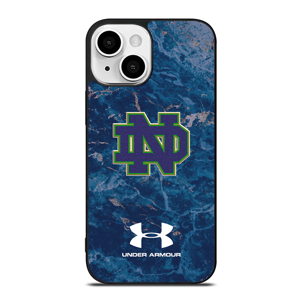 Notre Dame Under Armour Marble iPhone 13 Mini Case
