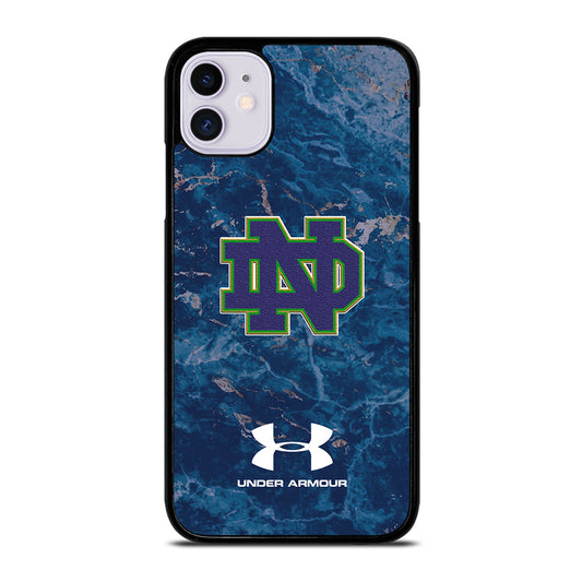 Notre Dame Under Armour Marble iPhone 11 Case