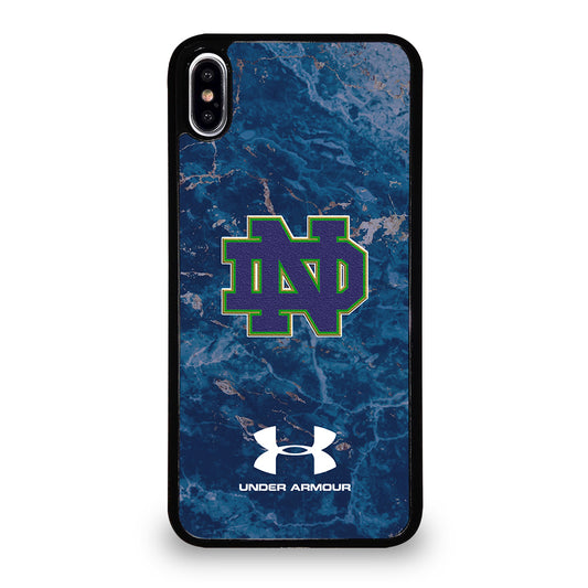 Notre Dame Under Armour Marble iPhone XS Max Case