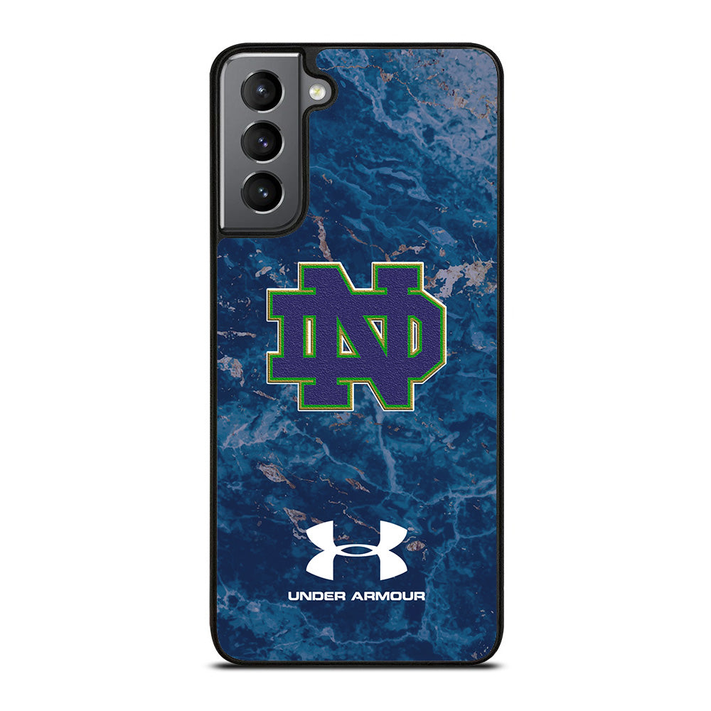 Notre Dame Under Armour Marble Samsung Galaxy S21 Plus 5G Case