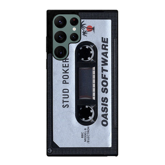 Oasis Cassette Stud Poker Samsung Galaxy S22 Ultra 5G Case