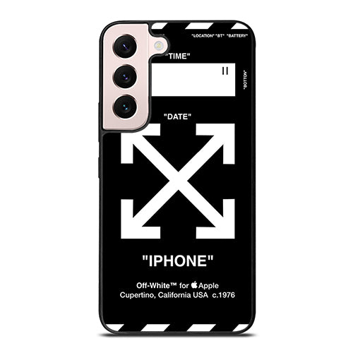 Off White Black Wall Samsung Galaxy S22 Plus 5G Case