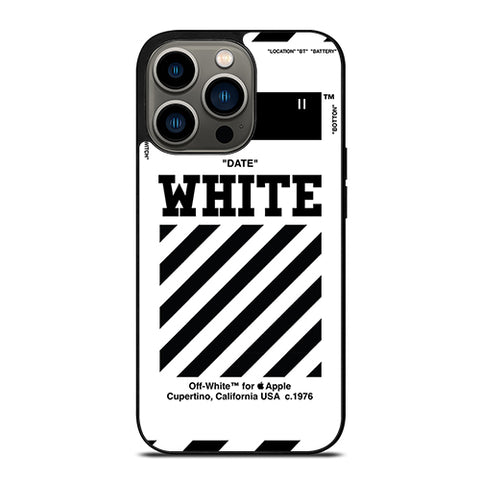 Off White Straight iPhone 13 Pro Case