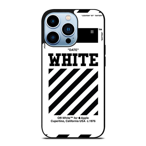Off White Straight iPhone 13 Pro Max Case