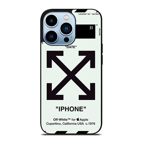 Off White Time Date iPhone 13 Pro Max Case