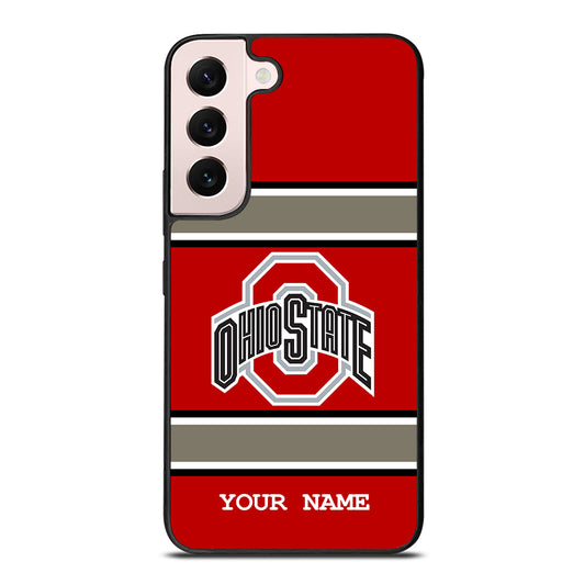 Ohio State Buckeyes Custom Your Name Samsung Galaxy S22 Plus 5G Case
