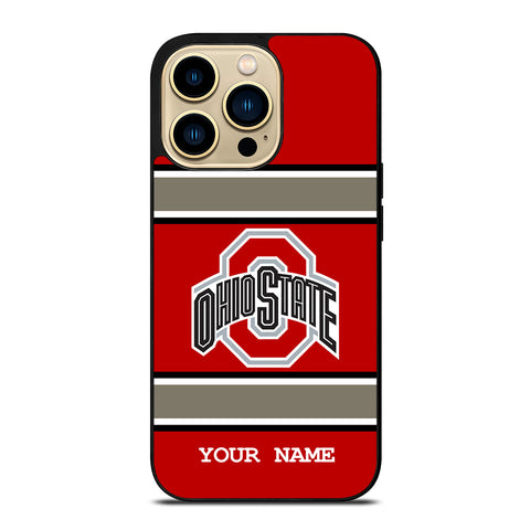 Ohio State Buckeyes Custom Your Name iPhone 14 Pro Max Case
