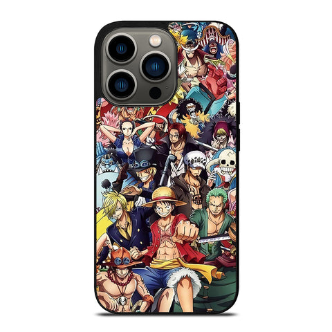 One Piece Luffy Collage iPhone 13 Pro Case
