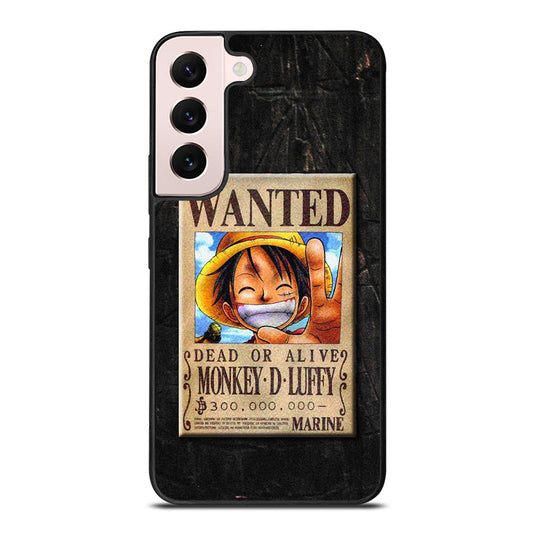 One Piece Luffy Wanted Samsung Galaxy S22 Plus 5G Case