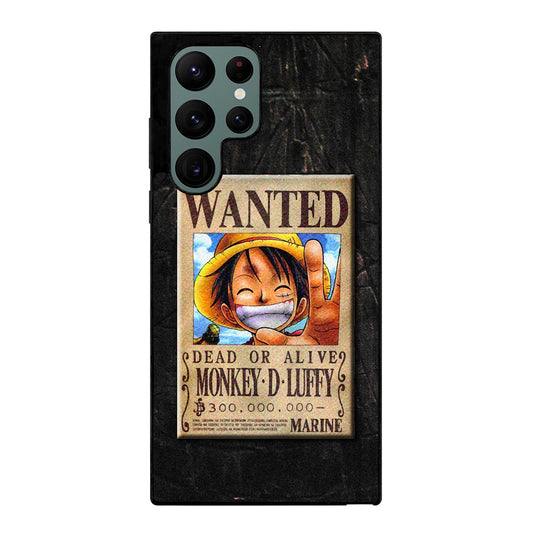 One Piece Luffy Wanted Samsung Galaxy S22 Ultra 5G Case