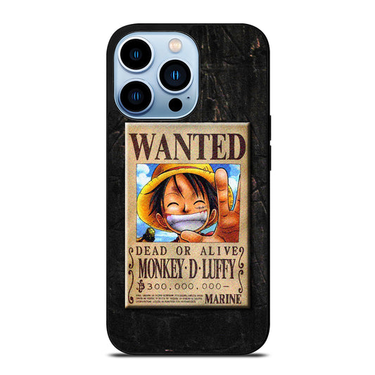 One Piece Luffy Wanted iPhone 13 Pro Max Case
