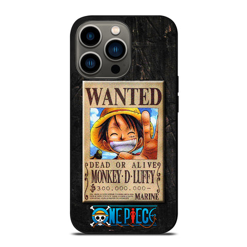 One Piece Wanted News iPhone 13 Pro Case
