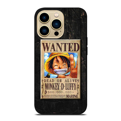 One Piece Luffy Wanted iPhone 14 Pro Max Case