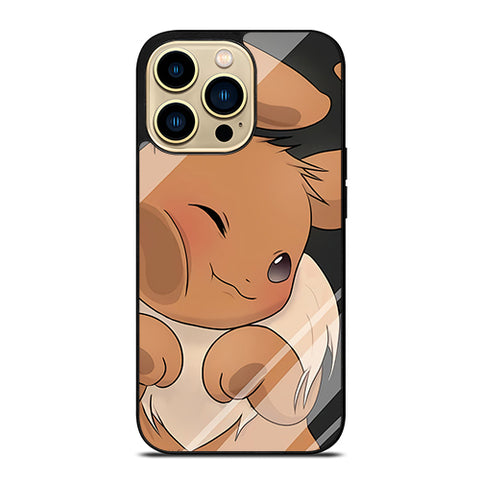 Pokemon Eevee Cute Face iPhone 14 Pro Max Case