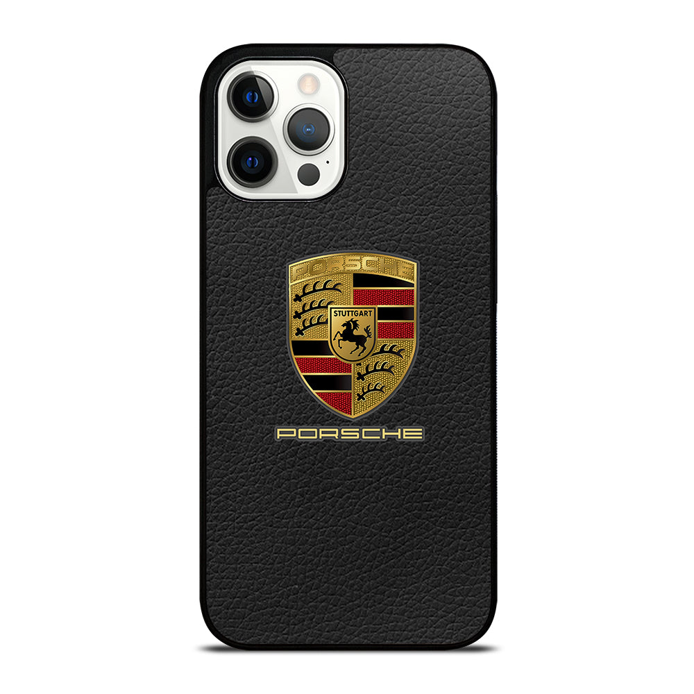 Porsche Leather Logo iPhone 12 Pro Max Case