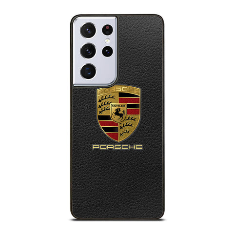 Porsche Leather Logo Samsung Galaxy S21 Ultra 5G Case