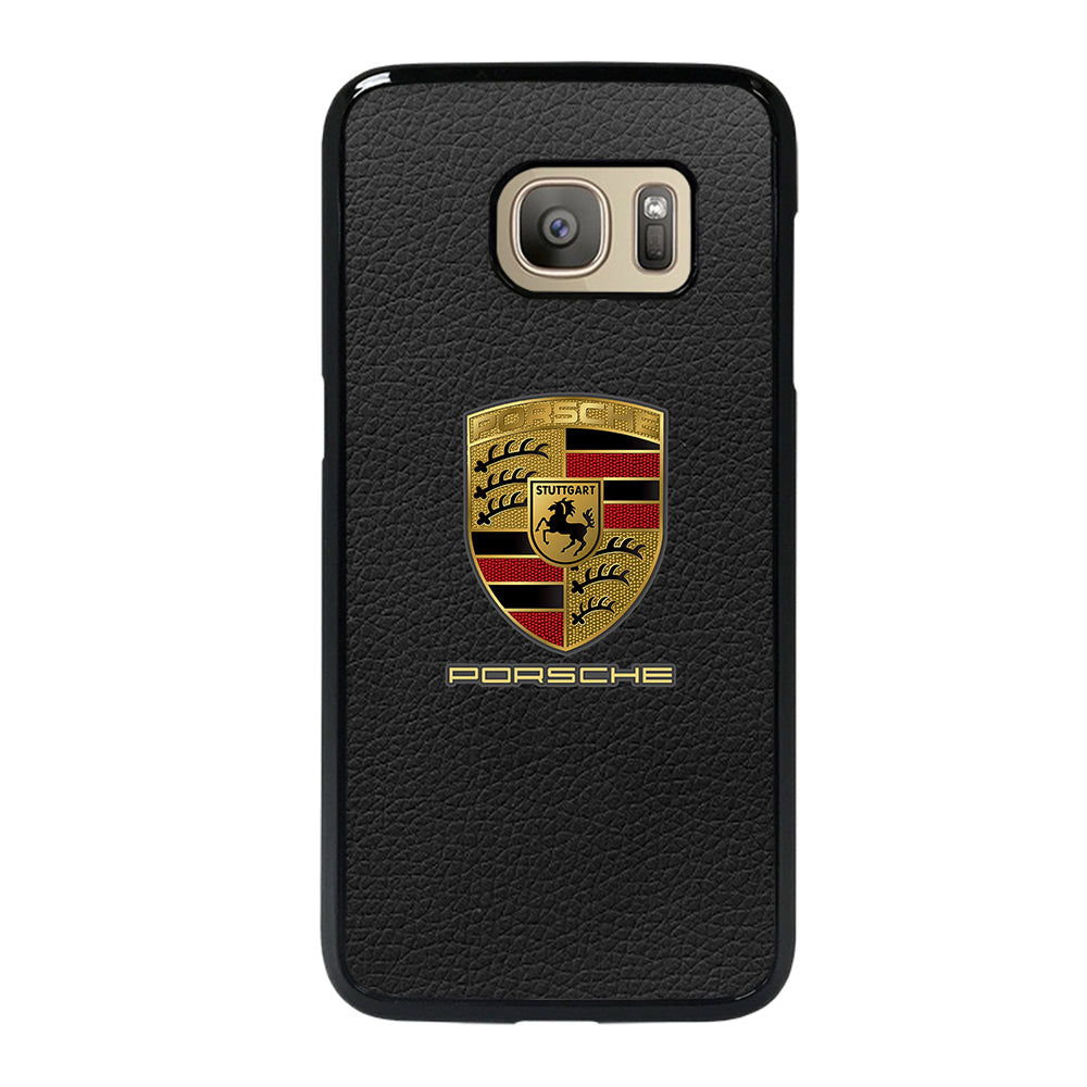 Porsche Leather Logo Samsung Galaxy S7 Case