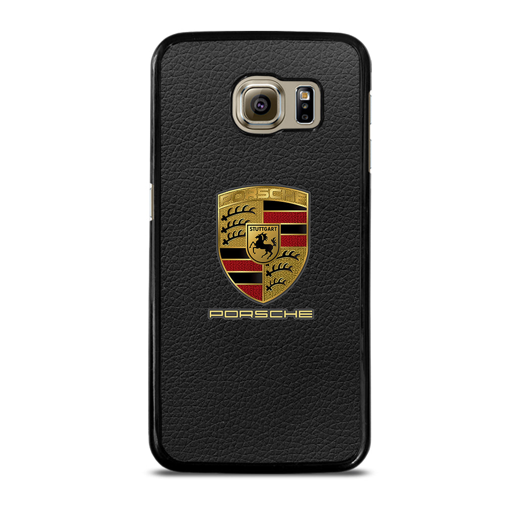 Porsche Leather Logo Samsung Galaxy S6 Case