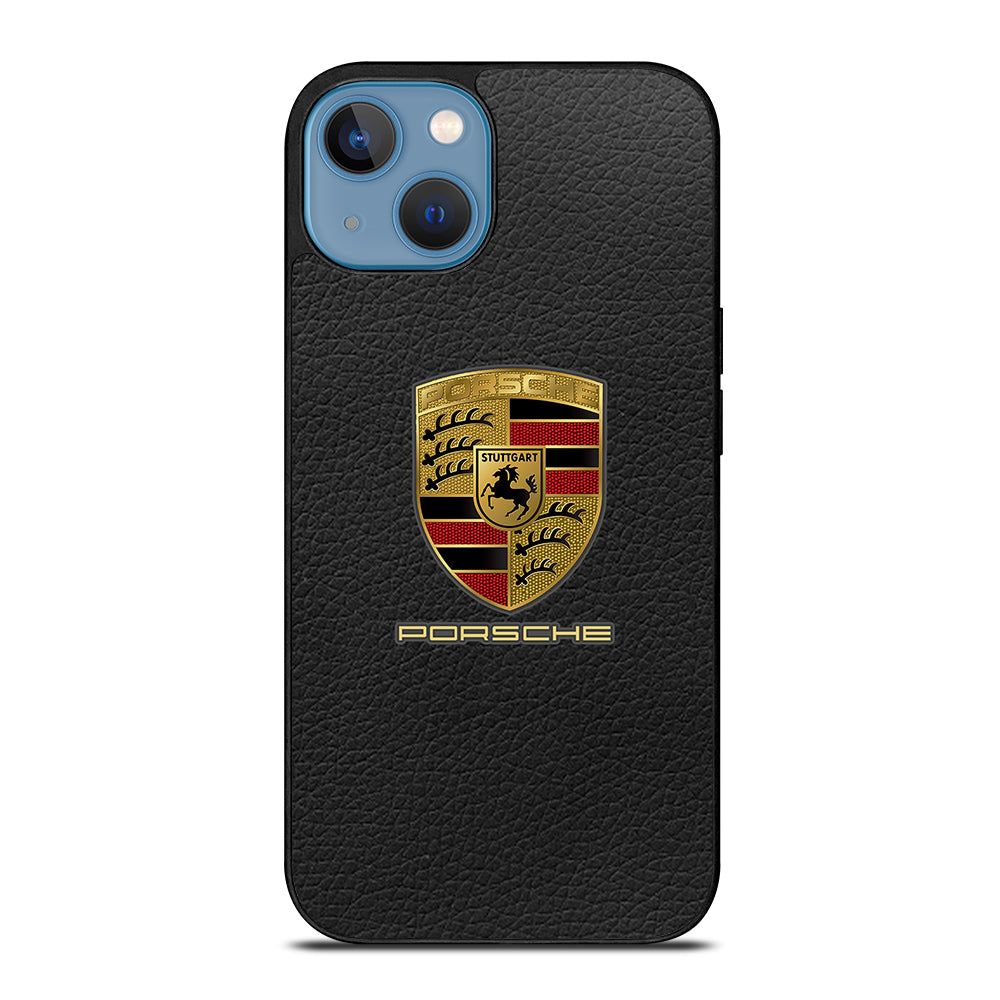Porsche Leather Logo iPhone 13 Case