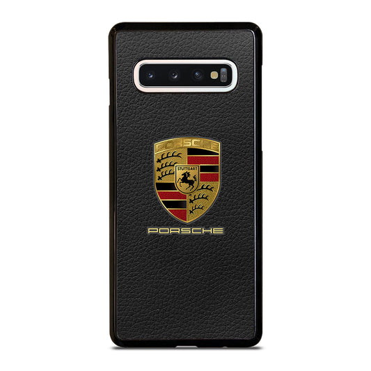 Porsche Leather Logo Samsung Galaxy S10 Case
