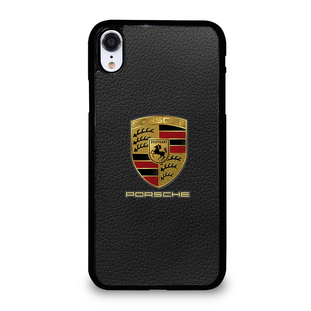 Porsche Leather Logo iPhone XR Case
