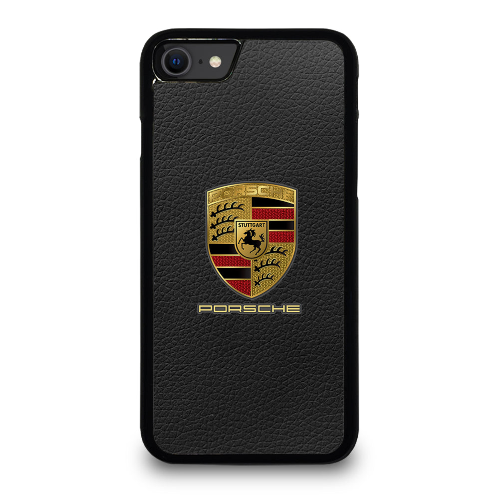 Porsche Leather Logo iPhone SE 2020 Case