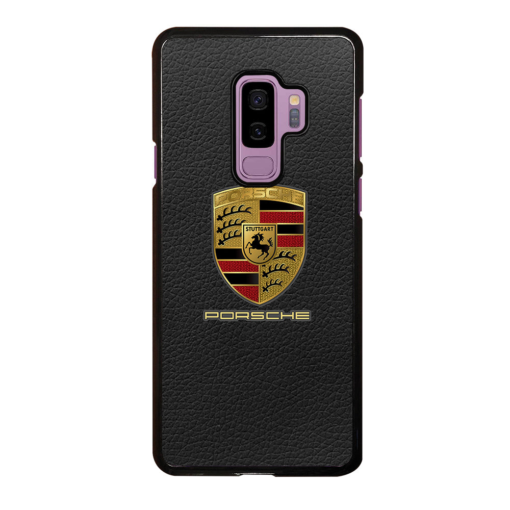 Porsche Leather Logo Samsung Galaxy S9 Plus Case