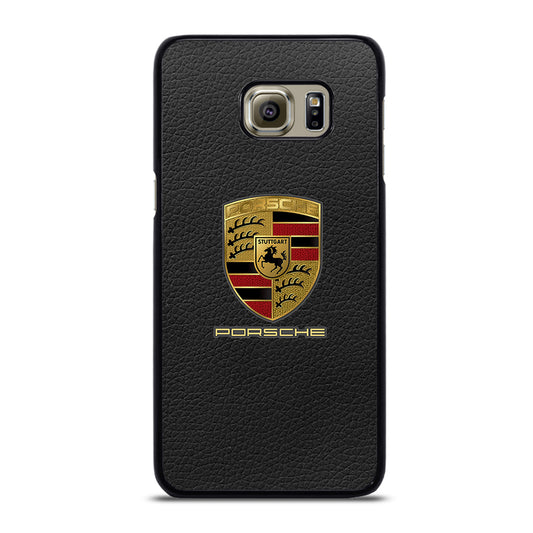Porsche Leather Logo Samsung Galaxy S6 Edge Plus Case