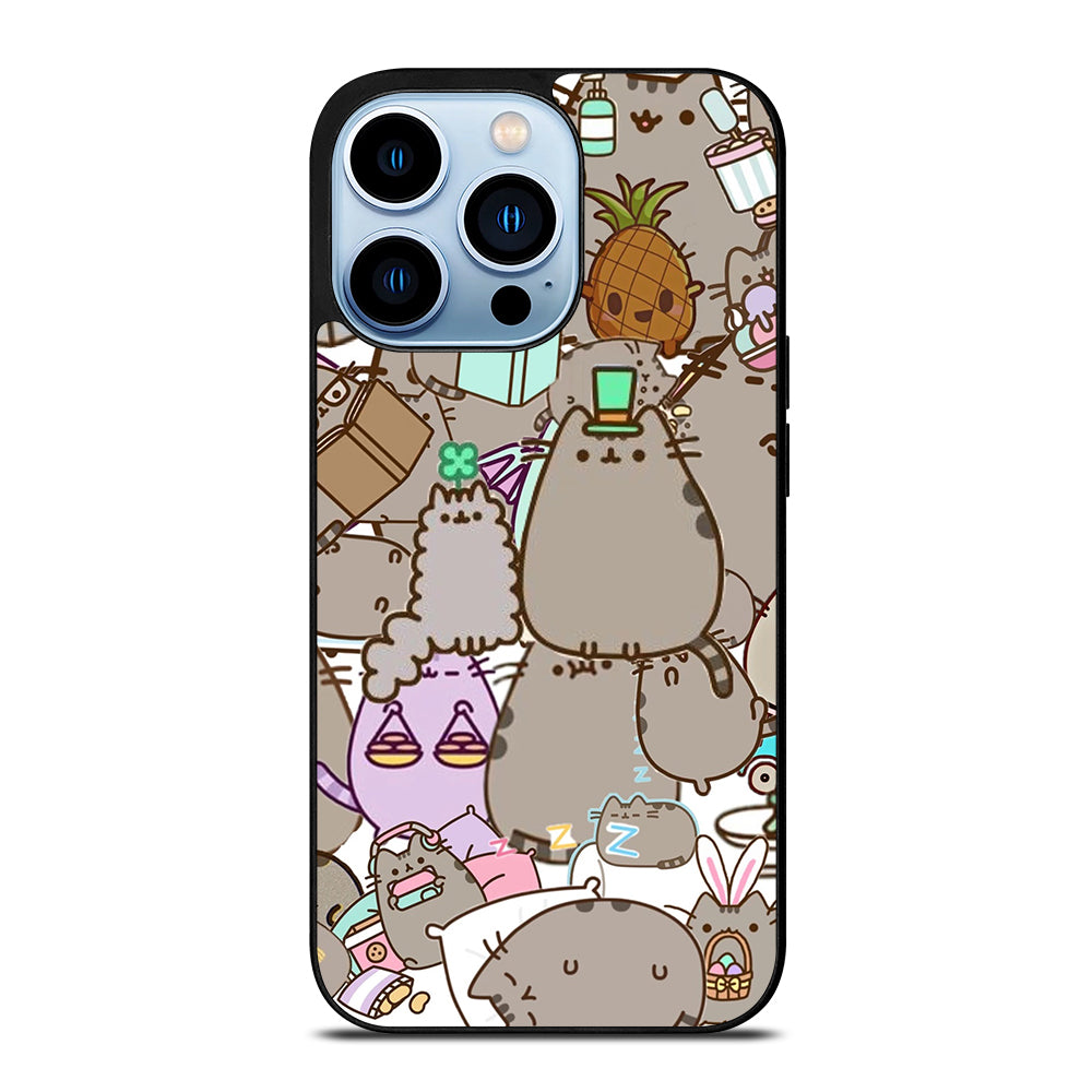 Pusheen Cartoon Collage iPhone 13 Pro Max Case