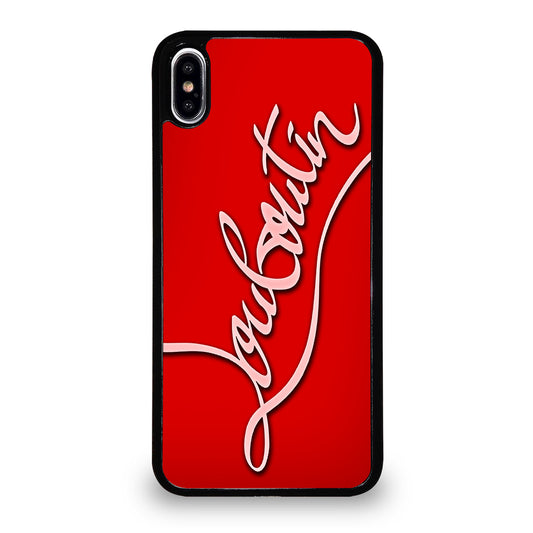 Red Louboutin iPhone XS Max Case