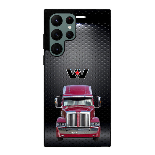 Red Western Star Truck Samsung Galaxy S22 Ultra 5G Case
