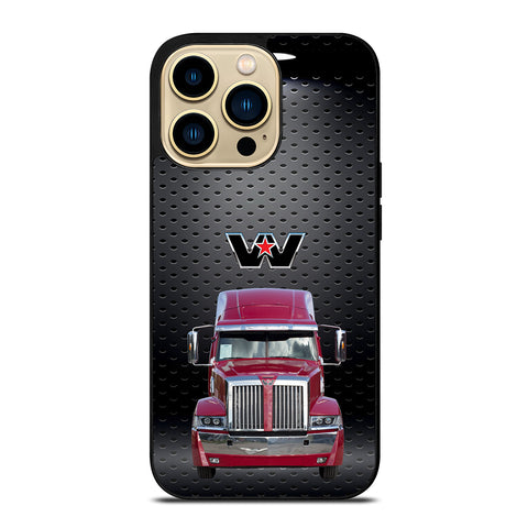 Red Western Star Truck iPhone 14 Pro Max Case