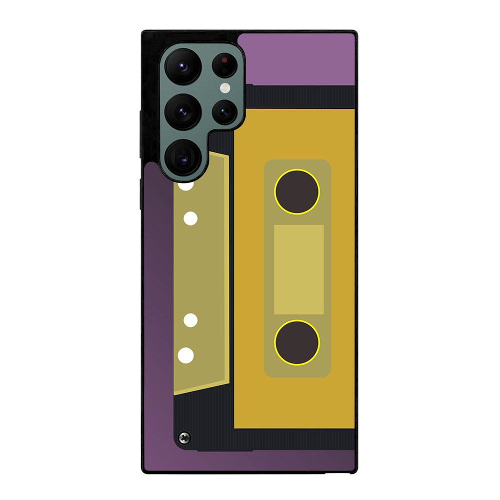 Retro Cassette Tape Vector Samsung Galaxy S22 Ultra 5G Case