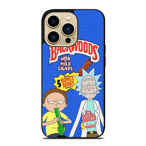 Rick And Morty Backwoods Cigars iPhone 14 Pro Max Case