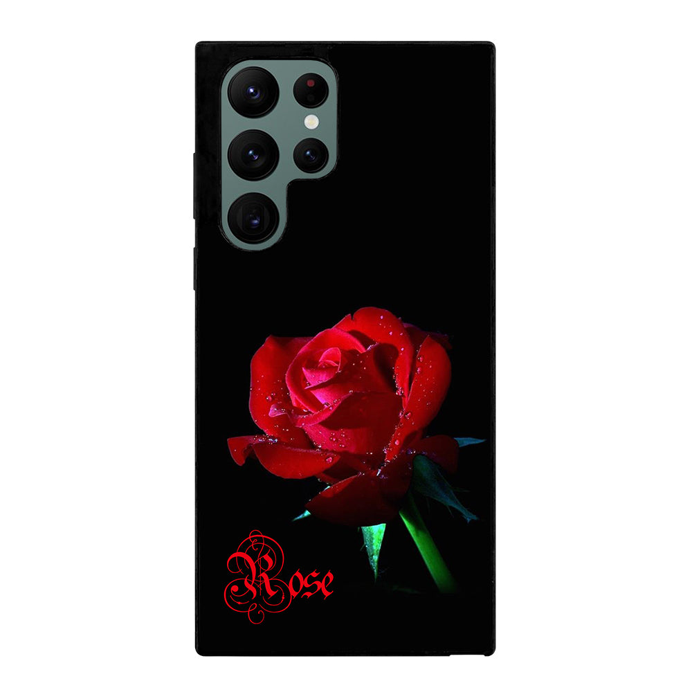 Rose Costum Your Name Samsung Galaxy S22 Ultra 5G Case