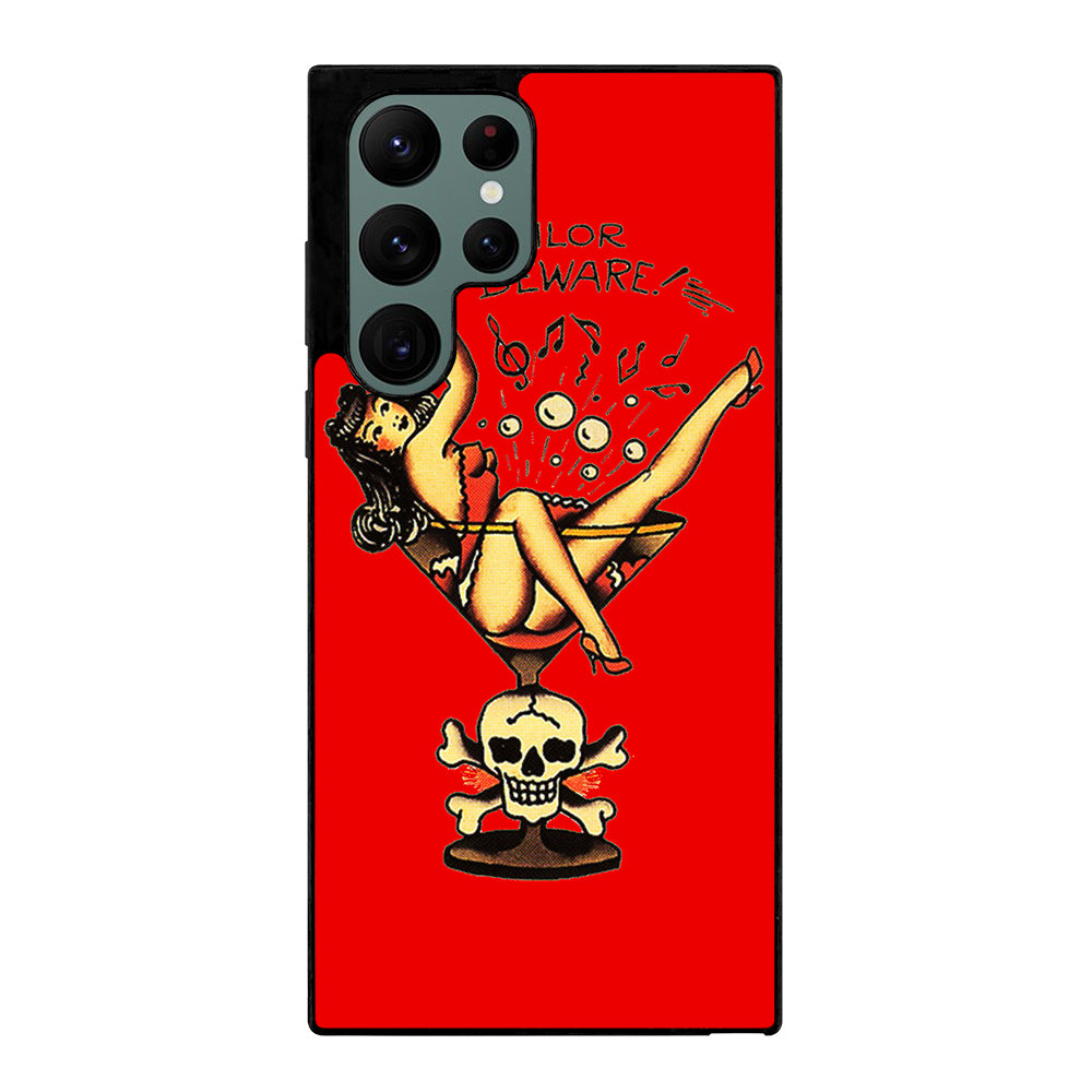 SAILOR JERRY BEWARE Samsung Galaxy S22 Ultra 5G Case