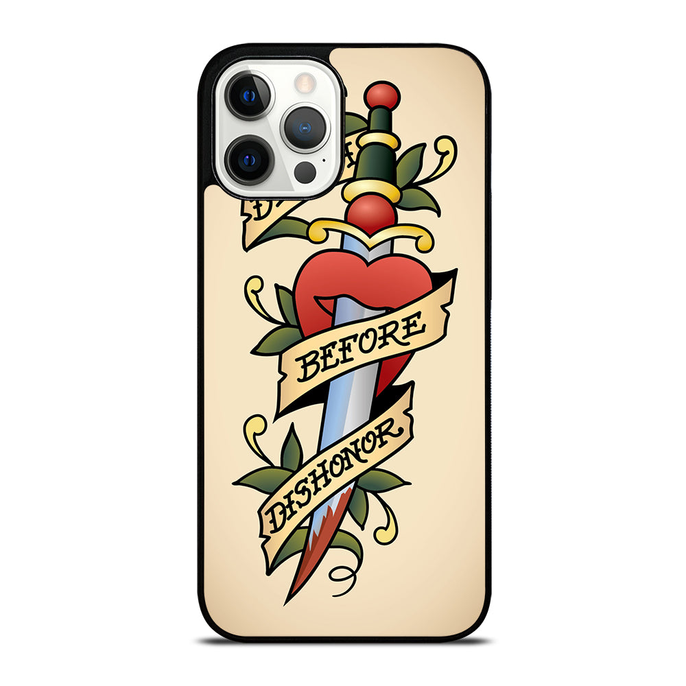SAILOR JERRY DEATH BEFORE DISHONOR iPhone 12 Pro Max Case